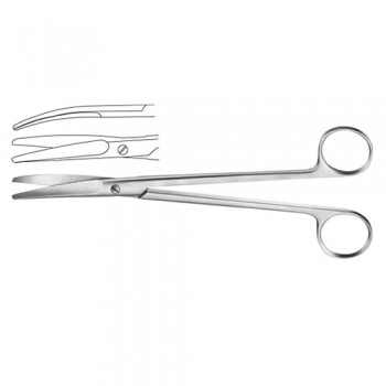 Sims Gynecological Scissor Curved - Blunt/Blunt Stainless Steel, 21 cm - 8 1/4"